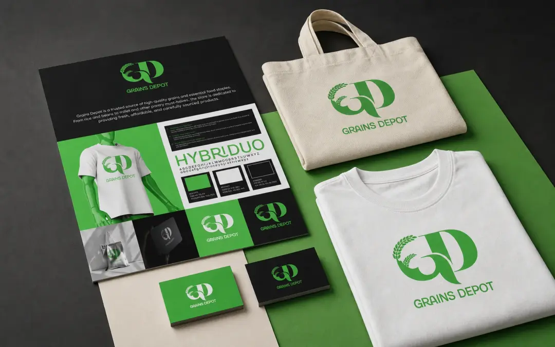 Grains Depot brand identity